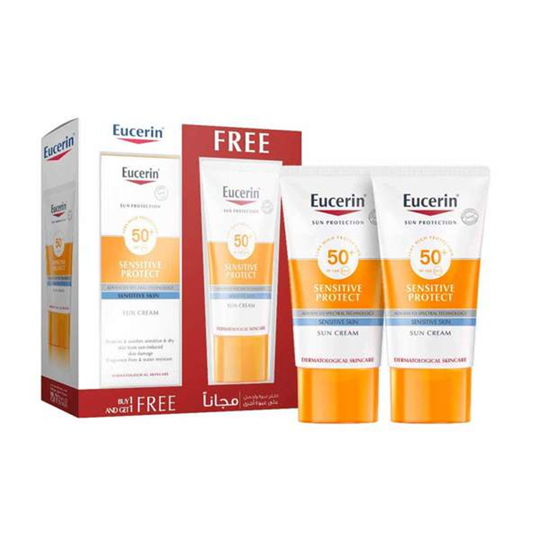 BUY 1 GET 1 SUN CREAM SENSITIVE PROTECT SPF50