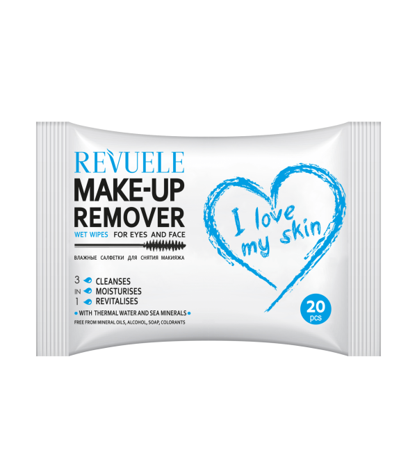 WET WIPES MAKE-UP REMOVER HYPOALLERGENIC WITH MICELLARR WATER