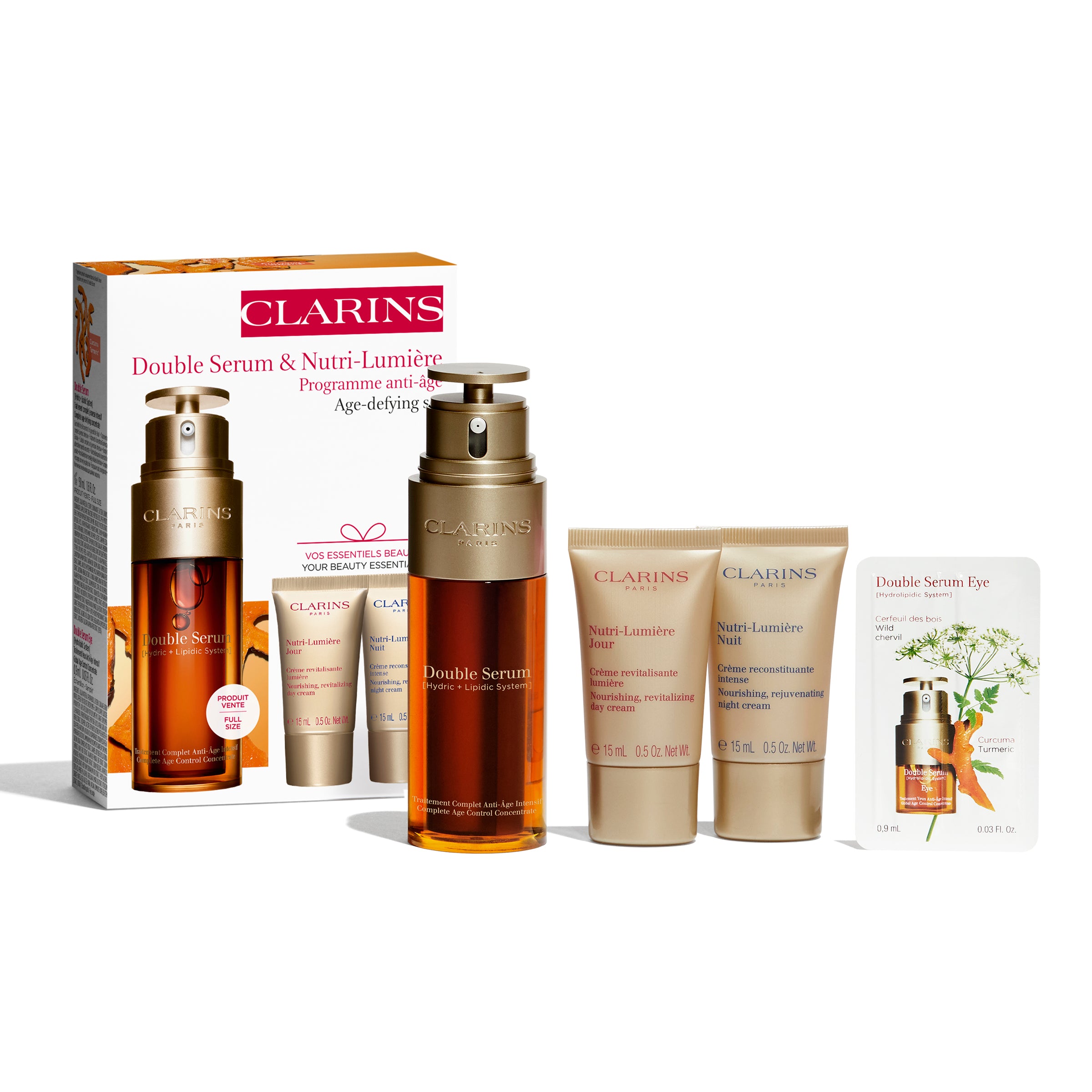 Double Serum &amp; Nutri-Lumiere Anti Aging Set