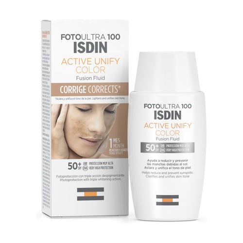 FOTO ULTRA ISDIN 100 ACTIVE UNIFY FUSION FLUID COLOR SPF 50
