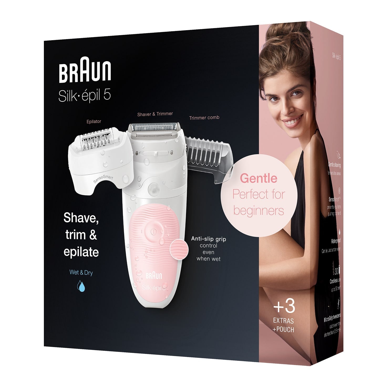 Silk-épil 5-620 Wet &amp; Dry Epilator