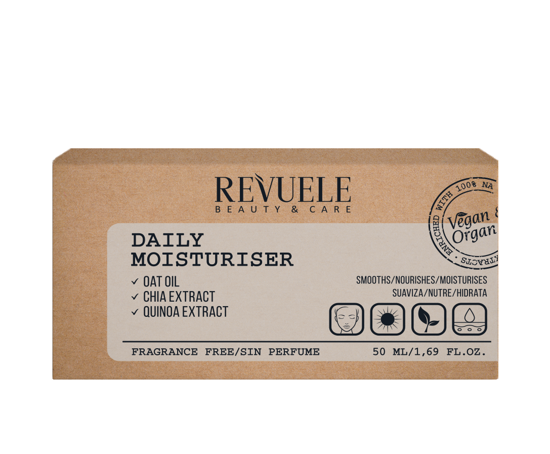 DAILY MOISTURISER VEGAN AND ORGANIC FOR FACE