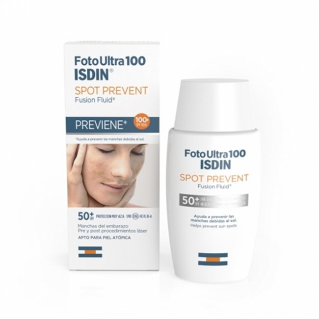 FOTO ULTRA ISDIN 100 spot prevent FUSION FLUID SPF 50